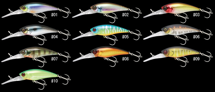JACKALL D-BILL SHAD 55MR/SR カラーサンプル