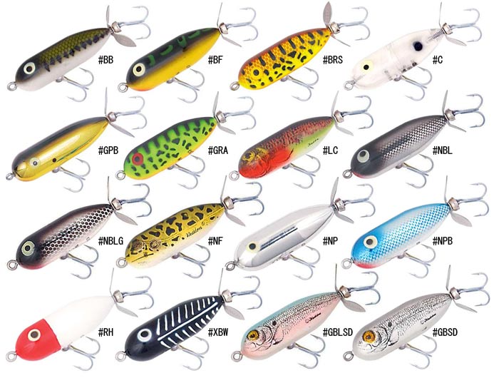 Heddon Baby Torpedo カラーサンプル