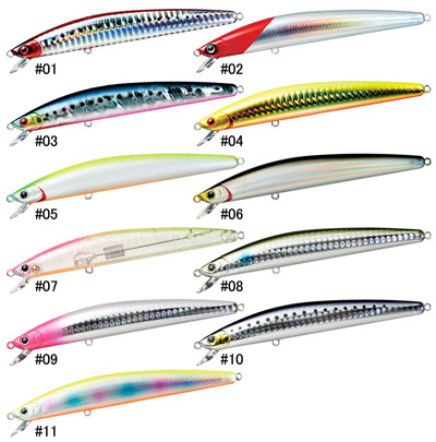 Daiwa SHORE LINE SHINER R50 LD F-G カラーサンプル